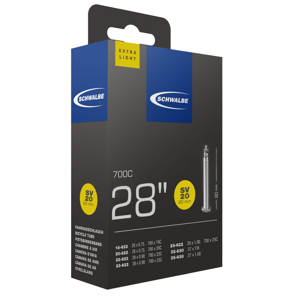 Schwalbe Schlauch Nr. 20 Extralight (28"/700C) 3 Schwalbe Schlauch Nr. 20 Extralight (28"/700C)