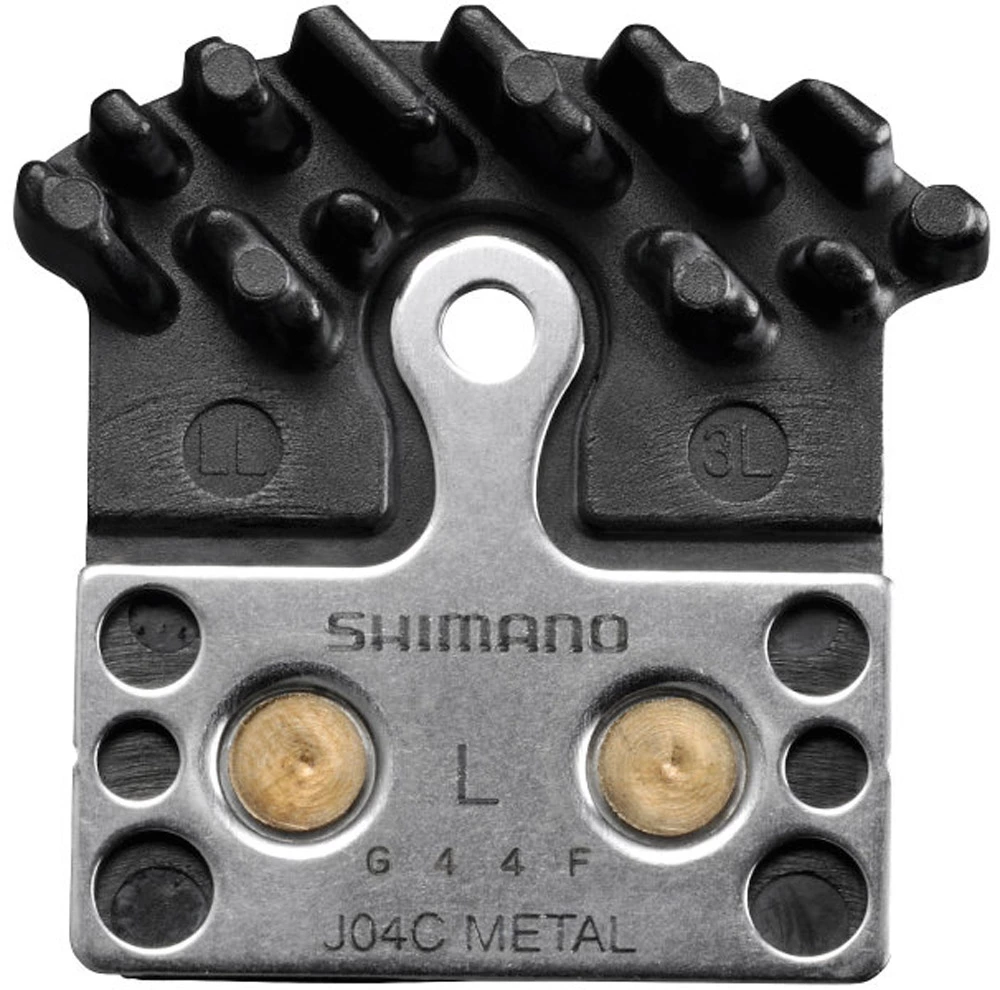 Shimano Scheibenbremsbelag Ice-Tech J04C Metall Mit Kühlrippen 3 Shimano Scheibenbremsbelag Ice-Tech J04C Metall Mit Kühlrippen